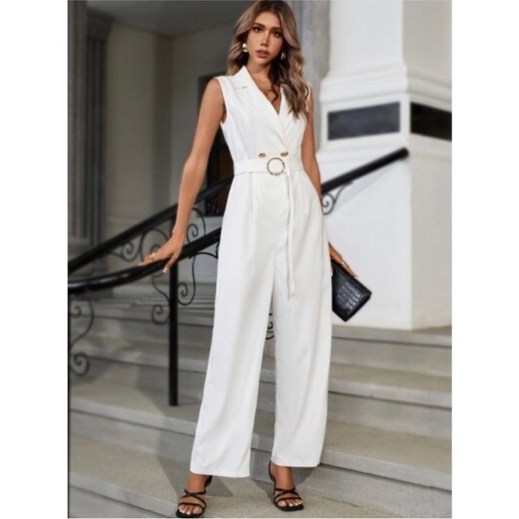 Zara off-white Belted Wrap Jumpsuit BLOGGERS
FAV! NWT - Picture 1 of 15